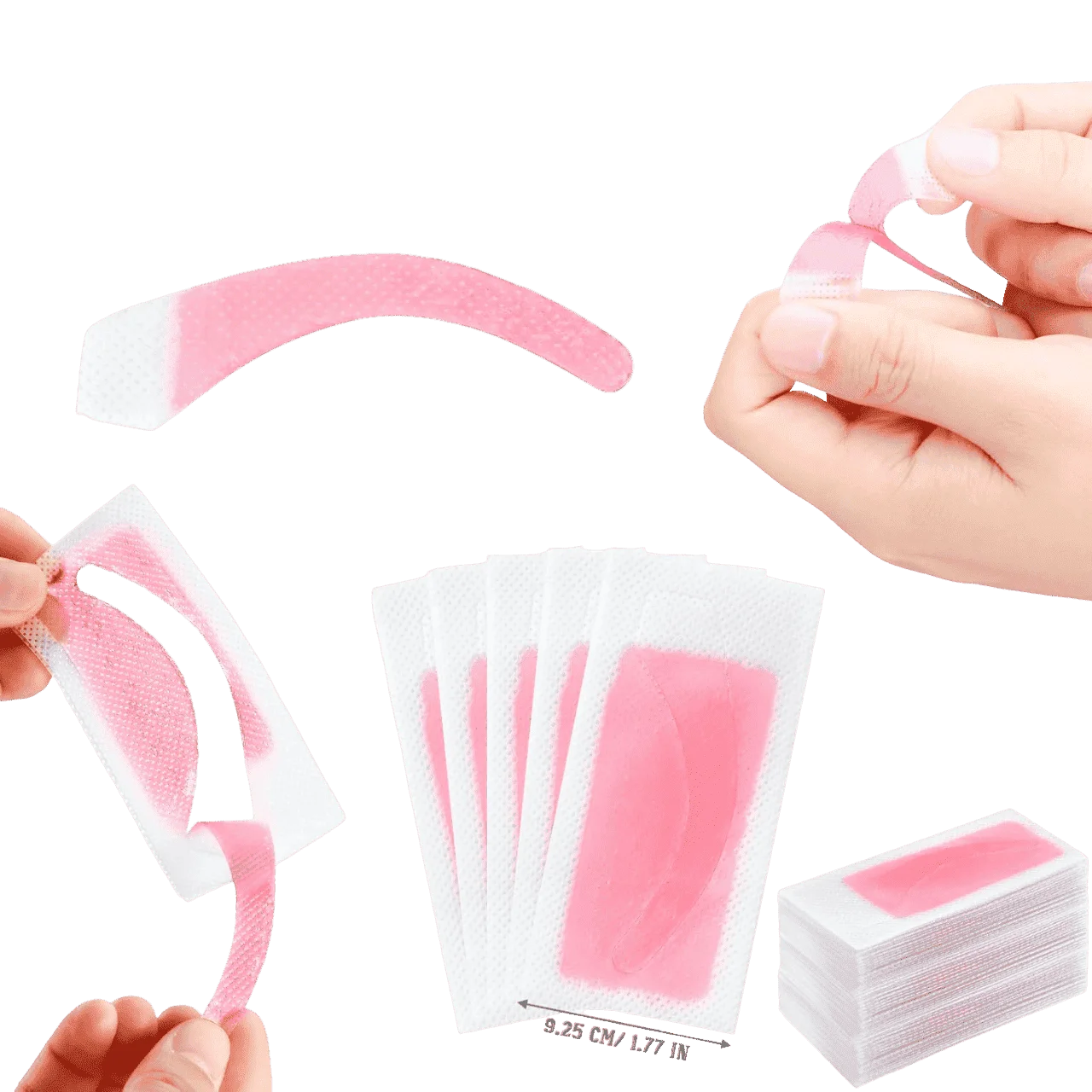 Caja de Moldes para depilacion de Cejas en Cera Fria X 24 unidades