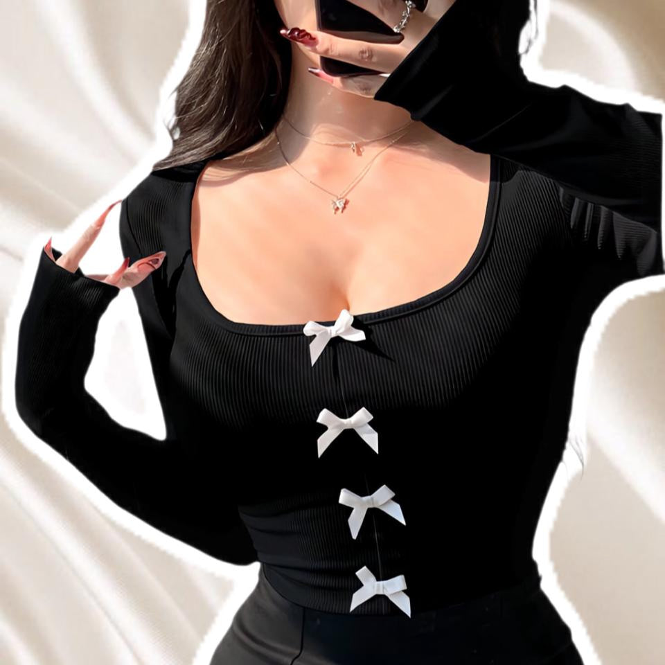 Blusa manga larga eliza