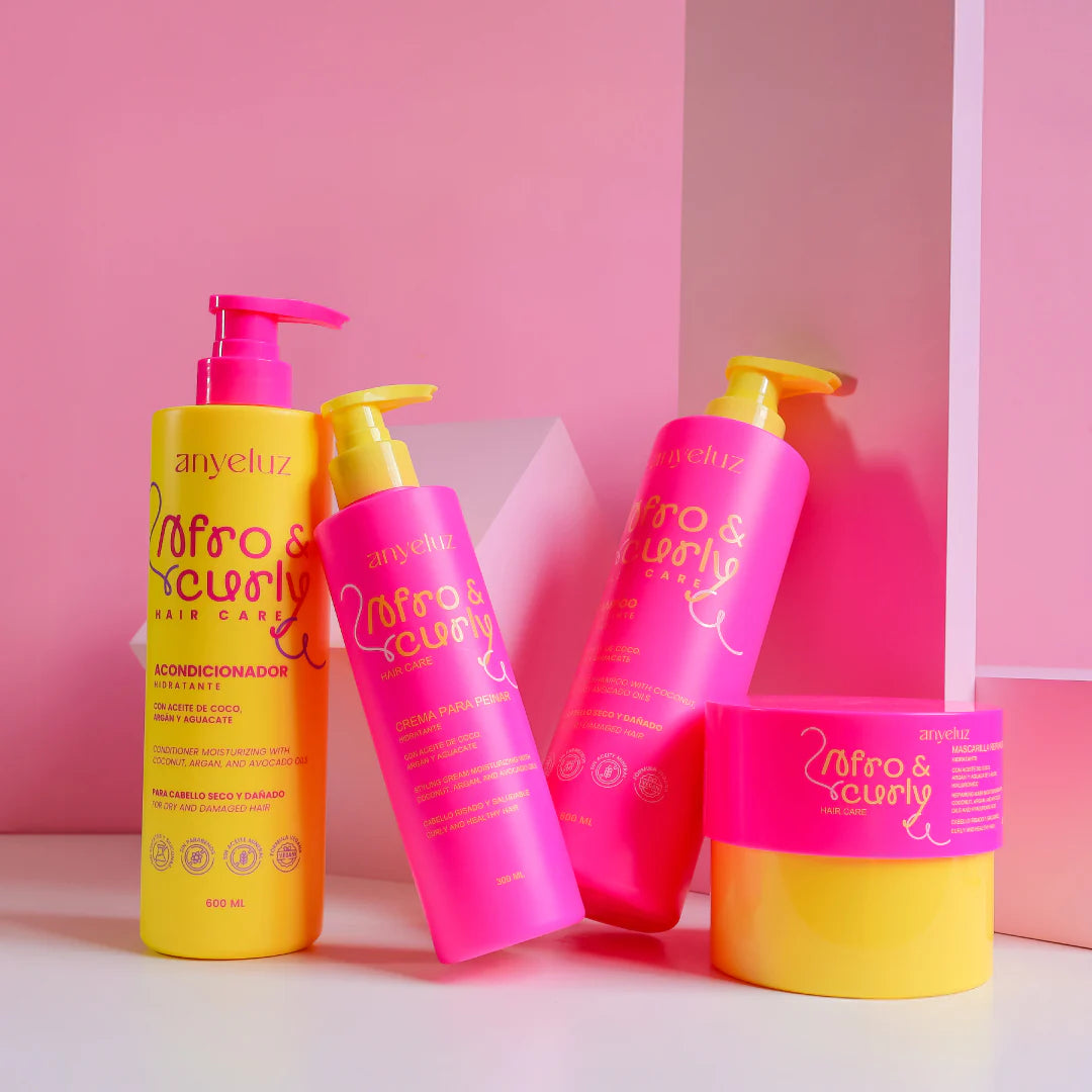 Crema para Peinar Hidratante AFRO Y CURLY ANYELUZ