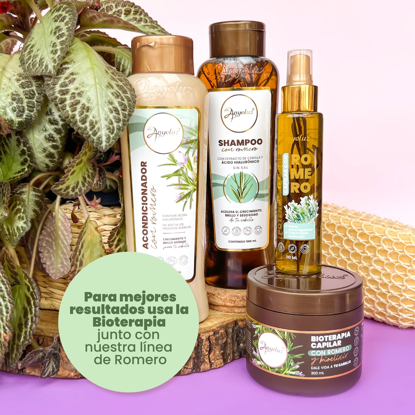 Bioterapia Capilar con Romero y Bioelixir X 300 ML ANYELUZ