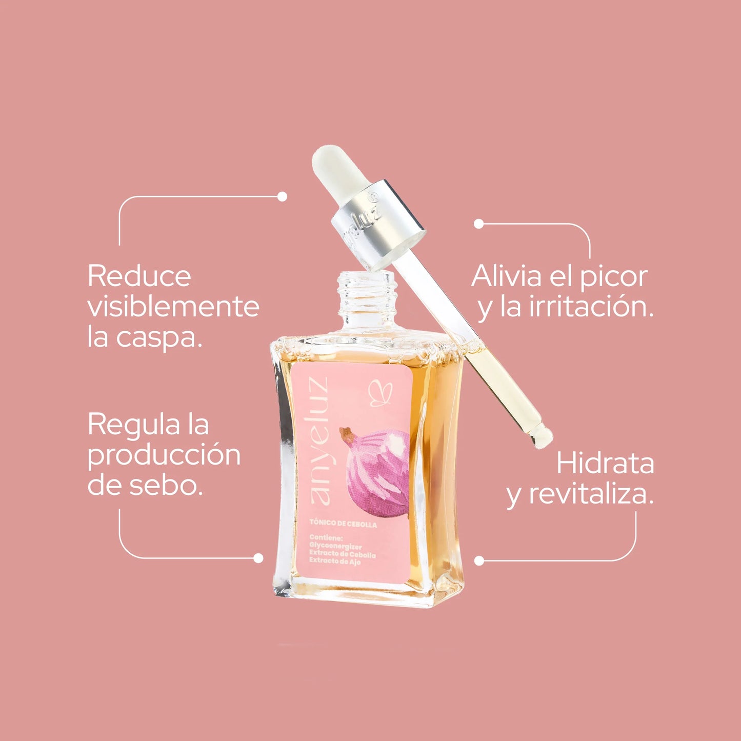 Tonico Anticaida y Anticaspa de Cebolla ANYELUZ X 50ML