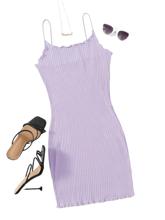 vestido corto violeta (v)