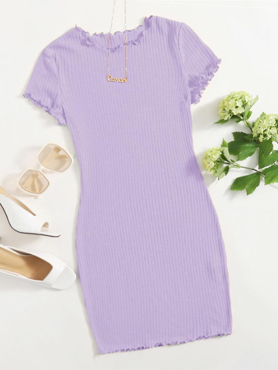 vestido celeste corto (v)