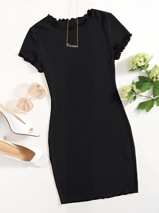 vestido celeste corto (v)