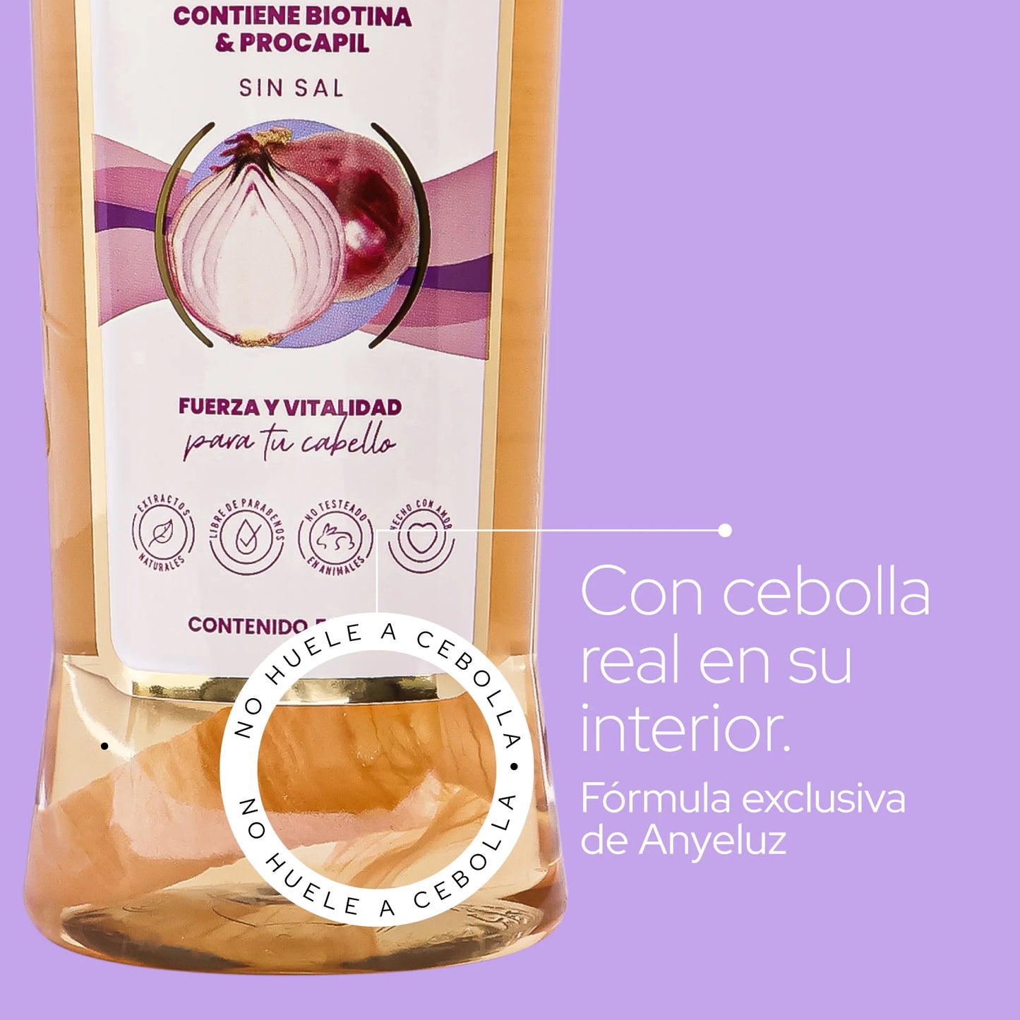 Shampoo de Cebolla ANYELUZ X 500ML