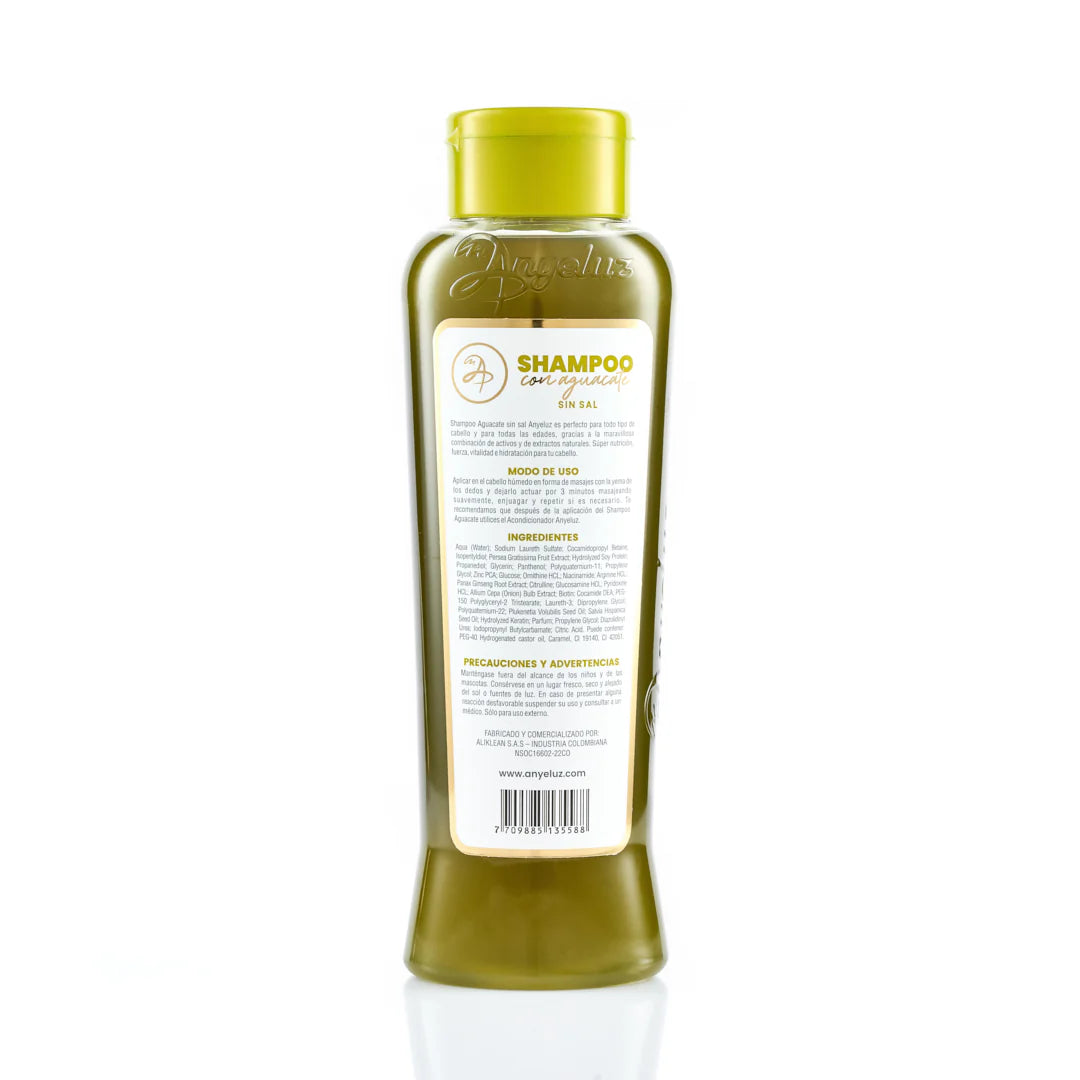 Shampoo con Aguacate Anyeluz 500ML